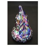 Gibson Iridescent Glass Pear Paper Weight