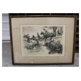 Reinhold H. Palenske "Here We Go" Framed Print