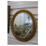Gold Framed Mirror