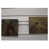 L.T. Conradt Dog & Horse Paintings
