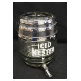 Iced Nestea Glass Barrel Dispenser