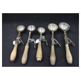 Gilchrist & Assorted Ice Cream Scoops