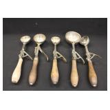Gilchrist No.31 & Assorted Ice Cream Scoops