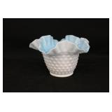 4" Kanawha Milk Glass Hobnail Bowl