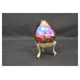 Helwig Art Glass Oil Lamp