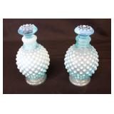 Hob Nail Opalescent Glass Perfumes