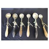Vintage  Gilchrist & Clipper Ice Cream Scoops