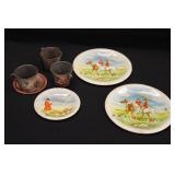 Tin Litho Child Dishes