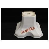Grape Ola Milk Glass Soda Fountain Dispenser Base