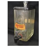 Soda Fountain Universal Syrups Glass Dispenser