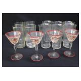 Etched Glassware & Hunting Cocktail Glasses