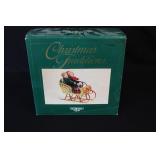 Gorham Couple in Sleigh Figurine