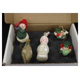 Snowman Figurines & Old Ornaments