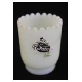 Signed Fenton Toothpick Holder