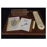 Chinese Checker Board, Thermometer, Ice Cream