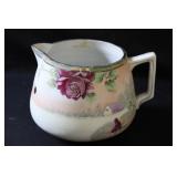 Hand Painted Nippon Enamel Pitcher