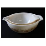 Pyrex Sandlewood Cinderella Mixing Bowls