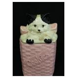 McCoy Black & White Kitty Cookie Jar