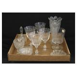 EAPG Stemware, Spooner & Vases