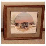 P Buckley Moss "Old Thresher