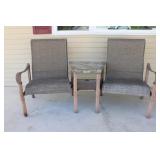 Outside Deck Chairs & Table