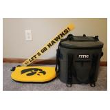 RTIC Cooler, Hawkeye Cushion & Cheer stick