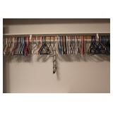 Large Lot of Plastic & Metal Hangers