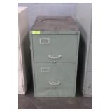 2 Drawer Metal File Cabinet