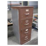 4 Drawer Metal File Cabinet & Misc. Electrical