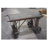 Vintage Industrial Factory Cart