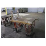 Vintage Industrial Factory Cart