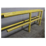42" x 89" Yellow Safety Guardrail