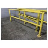 42" x 106"" Yellow Safety Guardrail