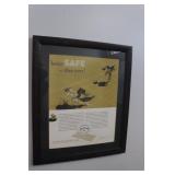 George Law Monte & Son Framed Advertisement