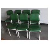 Vintage Metal & Vinyl Desk Chairs