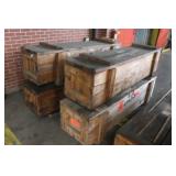18" x 80" x 18"  Wood Crates