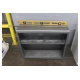 Metal Book Case, Level, & Straight Edge Rulers