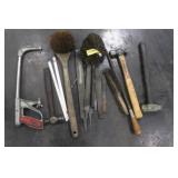 Hammer, Files, Wire Brushes, Etc.