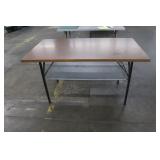 34" x 60" x  33 1/2" Table