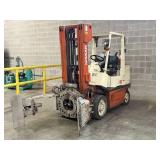 Nissan 60 LP Forklift & Hydraulic Clamp