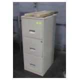 3 Drawer Metal File Cabinet