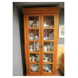 Pine Display Cabinet