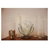 Vases, Glass Flower Vase, & Candle Holder