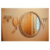 Modern Mirrors, Sconces, & Shelves