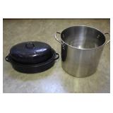 Stock Pot & Enamel Roaster