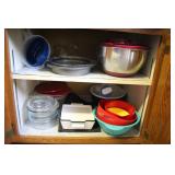 Metal Nesting Bowls, Strainer, Pie Plate
