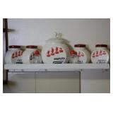 Anchor Hocking Fire-King Canister Set