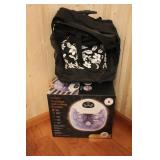 Homedics Foot Spa & Rolling Duffel Bag