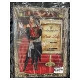 Used Sz. L (12-14)  In Character Pirate Lady Costu
