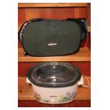 Rival Crock Pot Stoneware Cooker w/ Carrying Case